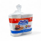 Hefty Supreme Foam Disposable Lunch Plates  8 7 8  - 250 Count