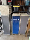 United Airlines Galley Half Carts - 2 Trash Can Carts And One Standard 