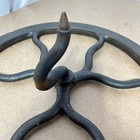 Antique 1880s Singer Treadle Sewing Machine Cabinet Base Cast Iron Fly Wheel