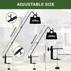 Deck Bird Feeder Hanger With 3in Clamp For Railing 41 Inch Heavy Duty Deck    