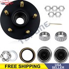3500lb Trailer Axle Trailer Hub Kit 5 Bolt 4 5  5  4 5 Trailer Hub Fit 1-1