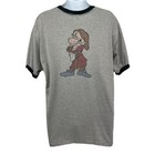 Vintage Disneyland 37 Grumpy T Shirt   Men   s  xl  Gray Cotton Poly Blend 