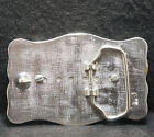Wi09113 Great Vintage 2000s   silver American Eagle   1 Ounce Coin Belt Buckle
