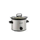 Crock-pot 2qt Manual Slow Cooker - Stainless Steel  3 Settings  Dishwasher-safe