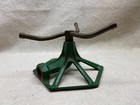 Nice Vintage L R Nelson Lawn Sprinkler Green Cast Iron W  3 Arms Peoria Il