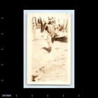 Old Vintage Photo Solo Boy Walking With Purpose Found Photograph Snapshot