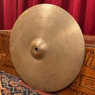 20  Zildjian A 1950s Block Stamp Sizzle Ride Cymbal W  Rivet Holes 2612g  video