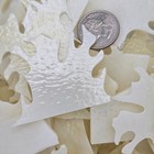 90 Coe Warm White Amber Tsp Scrap 8 Ounce Package Bullseye Glass Fusing Mosaics