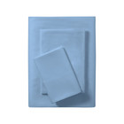 Mainstays Basic Value Microfiber Bed Sheet Set  Light Blue  Twin  3 Piece 