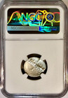 27 Bc-14ad Octavian Augustus Sole Imperator Ancient Roman Silver Denarius Ngc Vf
