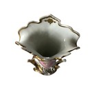 Antique 19th Century Porcelain French Old Paris Bridal Vase Pink Gold Accents 9 