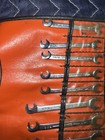 Vintage Williams Usa Double Open End Wrench Set Sae With Orange Pouch 14 Piece