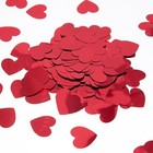 Heart Confetti Party Decorations Valentines Day Heart Decor Sparkle Red
