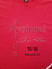 Vintage 1995 Men s Best Fruit Of The Loom Red Greyhound Tshirt Size Xxl