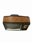 Zenith 13    B w Portable Tv Woodgrain Ac dc 1979 Never Used Read Desc Mint