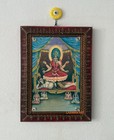 Goddess Tripura Sundari Photo Frame   Vintage Shodashi-shiva Wall Art 8 5x11 5 