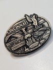 Cincinnati Travel Souvenir Fridge Magnet Ohio Pewter
