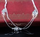 Adjustable Silver Anklet Bracelet Barefoot Sandal Beach Foot Flower Chain Ag