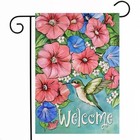 12x18 Garden Flags For Outside - Double Sided   Fade Resistant Decor   Linen