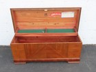 Lane Art Deco Waterfall Inlay Cedar Chest Blanket Trunk 6619