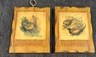 Vintage Decorative Pheasant Woodcock Birds Wood Wall Hanging Plaque Art Hunting