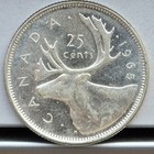 Uncirculated Canada 1962 25 Cents Silver Coin