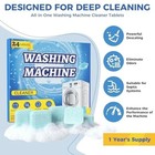 Uproot Clean Washing Machine Cleaner Tablets - 24 Pack For A 12 Month Supply  Fo