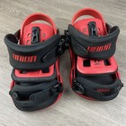 Union St Snowboard Bindings Size M Red black Adjustable Ankle toe Straps 2x4