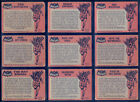 1966 Topps O Pee Chee Batman Black Bat Complete Card Set 55 55 Vg-ex Joker Robin