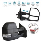 Pair Towing Mirrors For 2015-2020 Ford F-150 Pickup Power Heated Signal Sensor