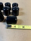 8 Black 7 8    Round Tubing Pipe End Cover Cap Pvc Vinyl Flexible Rubber Tube Plug