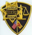Torrance County New Mexico Nm Mirror Image Set 2 Patches Sheriff Police Patch