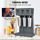 Electric Milkshake Maker Mixer Machine Triple Head Drink Blender With Led