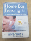 Inverness Home Ear Piercing Kit With Studs Earrings 24kt Gold Plated 3mm Cz  New