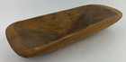 Vintage Wood Trencher Rustic Hand Carved Primitive Farmhouse Dough Bowl Trench