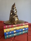 Harry Potter 25th Anniversary House Book Gold Sorting Hat Popcorn Bucket In Hand