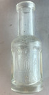 Antique Hoyt   s 10 Cent Cologne Bottle  clear Glass Embossed     C  Early 1900s  Ov