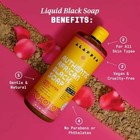 Alaffia  Authentic African Black Soap All-in-one Rosewater Peony  32 Oz