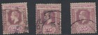 Straits Settlements Stamps 1912-1921 Sg207 234 234a 234b 235a Used Cv   109 25