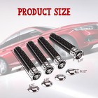 4 Pcs Car Door Lock Knobs  Door Lock Pin Cover  Door Lock Bolt Pin Knob Stic