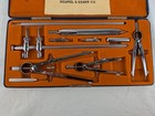 Vtg Germany Keuffel   Esser K e Drafting Tool Mechanical Set In Hard Case  mint 