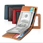 Slim Rfid Blocking Wallets For Men Bifold Mens Wallet With Removable Money Clip