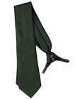 Bsa Vintage Dark Green Cloth Suit dress Clip-on Neck Tie 17 Inch Mint In Box