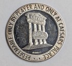 Vintage Proof Silver 1966 Caesars Palace Casino Las Vegas  1 Gaming Token