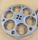 2 Vtg Goldberg Bros 35mm Cast Metal Film Movie Theater Reel Large 23    Great Cond