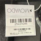 Movado Men   s Museum 0606545 Wristwatch Black Rubber Strap Silver Case W  Box
