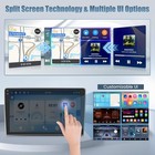 2 Din Stereo Carplay 10in Bt Gps 2 64g For F-250 F-350 F-450 F-550 2005-2007