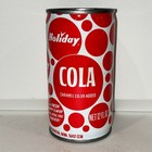 Flat Top Holiday Cola Soda Can