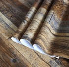 Hopeak Faux Wood Wallpaper Peel And Stick 17 5  X 118   Brown 