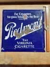 Vintage Porcelain Piedmont The Virginia Cigarette Double Sided Advertising Sign